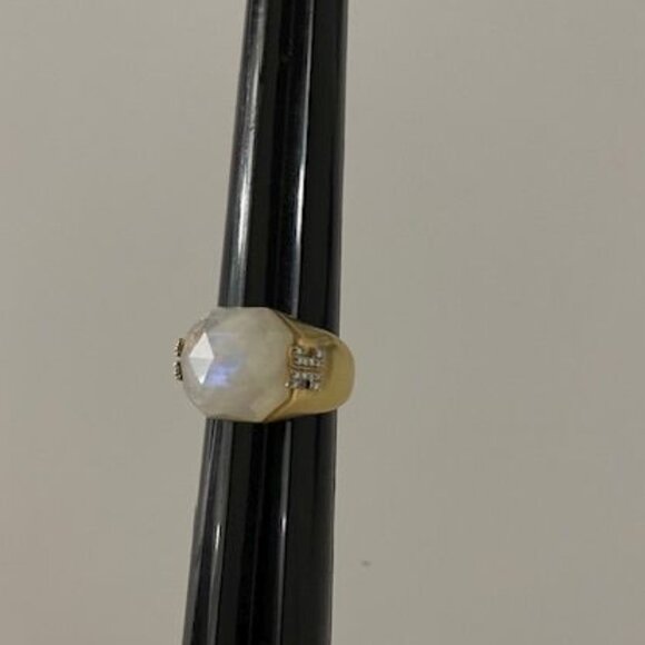 Ivanka Trump 18K gold Metropolis Rainbow Moonstone Ring - Picture 2 of 8